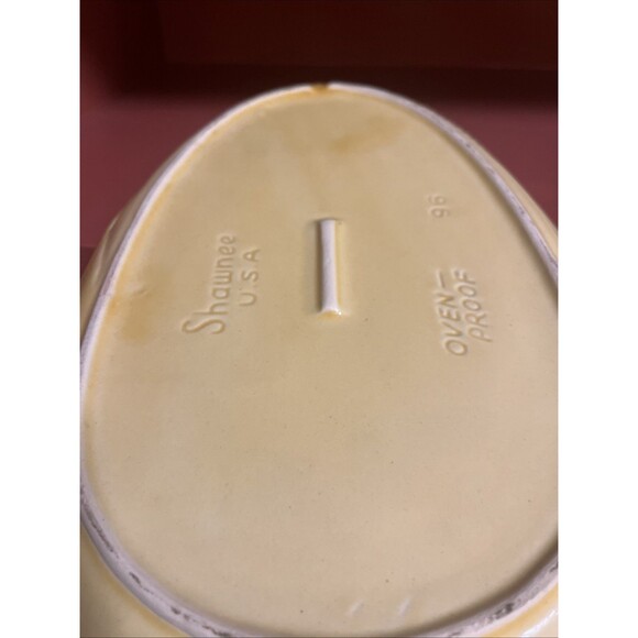 2 Vintage Shawnee Pottery Corn King #96 Platters Plates Thanksgiving - Picture 6 of 7